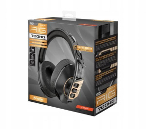 Беспроводная компьютерная гарнитура Plantronics RIG 700HD, черный/золотистый