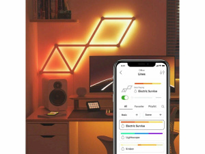Умная система освещения Nanoleaf Lines Starter Kit (15 панелей) (NL59-K-6002LW-15PK-EU)