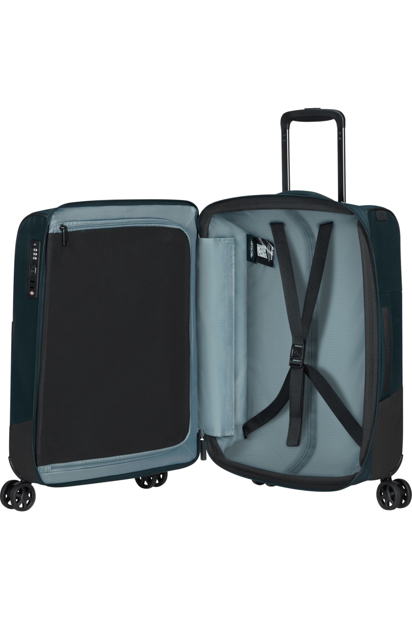 Чемодан Samsonite Biz2go TRVL 147609-1277 55см 40/47л Deep Blue