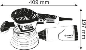 Эксцентриковая шлифовальная машина сетевая Bosch GEX 40-150 Professional 060137B201