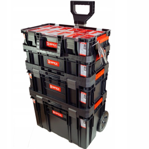 Набор ящиков QBRICK SYSTEM TWO 6in1 535х390х820мм (TWO CART + TOOLBOX + ORGANIZER MULTI (2шт) + BOX 100 FLEX + ORGANIZER)