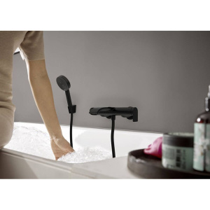 Смеситель для ванны с душем Hansgrohe Vivenis 75420670 матовый черный