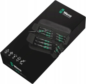 Набор прецизионных отвёрток Wera Kraftform Micro 12 SB 05073675001