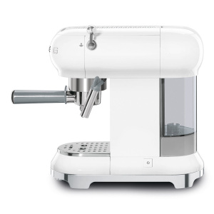 Кофеварка рожковая Smeg ECF01, белый