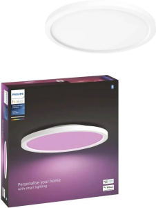 Светильник Philips Hue White and Color Ambiance Surimu 929003598101 круглый, белый