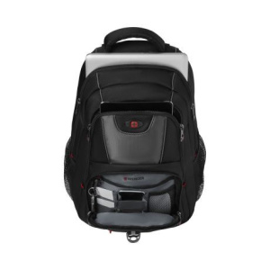 Рюкзак Wenger 16", черный/серый, полиэстер, 38х25х48 см, 25 л 600633
