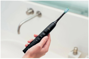Электрическая зубная щетка Philips Sonicare DiamondClean 9000 HX9911/09, черный