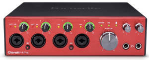 Аудиоинтерфейс Focusrite Clarett+ 4Pre