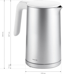 Электрический чайник Pro Zwilling Enfinigy 1,5 л 53005-000-0, серебристый