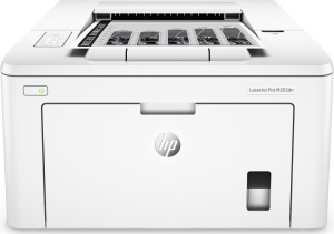 Принтер лазерный HP LaserJet Pro M203dn, ч/б, A4, белый