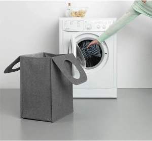 Сумка для белья, Brabantia, серая, 120381