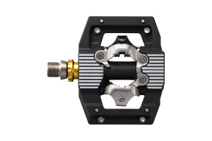 Педали контактные Shimano Saint PD-M821, SPD, с шипами SM-SH51, черные