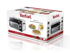 Тостер - гриль 2 в 1 Tefal Toast n'Grill TL6008 1300 Вт, черный