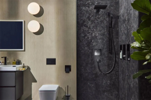 Ручной душ Hansgrohe Pulsify E 100 1Jet EcoSmart+ Slim 24321670, матовый черный