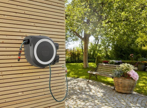 Катушка со шлангом "Gardena" настенная RollUp XL 35м белый