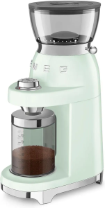 Кофемолка Smeg CGF03, пастельно-зеленый