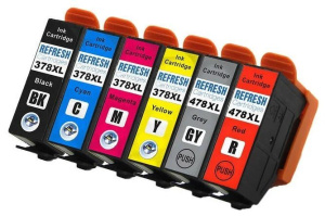 Набор картриджей для струйного принтера EPSON 378XL, 478XL 6-colours (C13T379D4020)