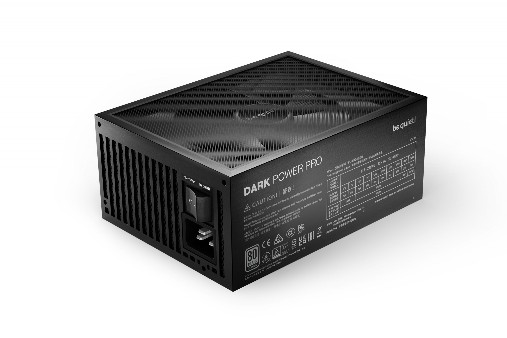БЛОК ПИТАНИЯ BE QUITE! DARK POWER PRO 13 1300W (BN331)