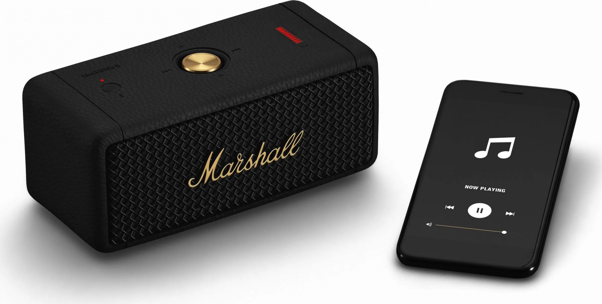 Портативная Bluetooth-колонка Marshall Emberton II, чёрная