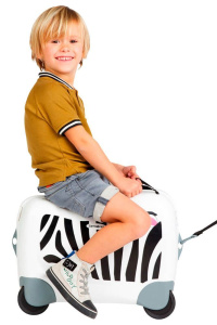 Детский чемодан-каталка Samsonite Dream Rider S 51см, Zebra Zeno CK8-05001