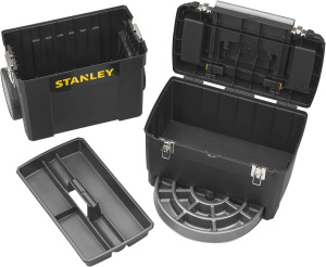 Ящик для инструмента Stanley 2 в 1, на колесах, с органайзерами 1-93-968