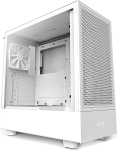 Корпус NZXT H5 Flow White, Mid-Tower ATX