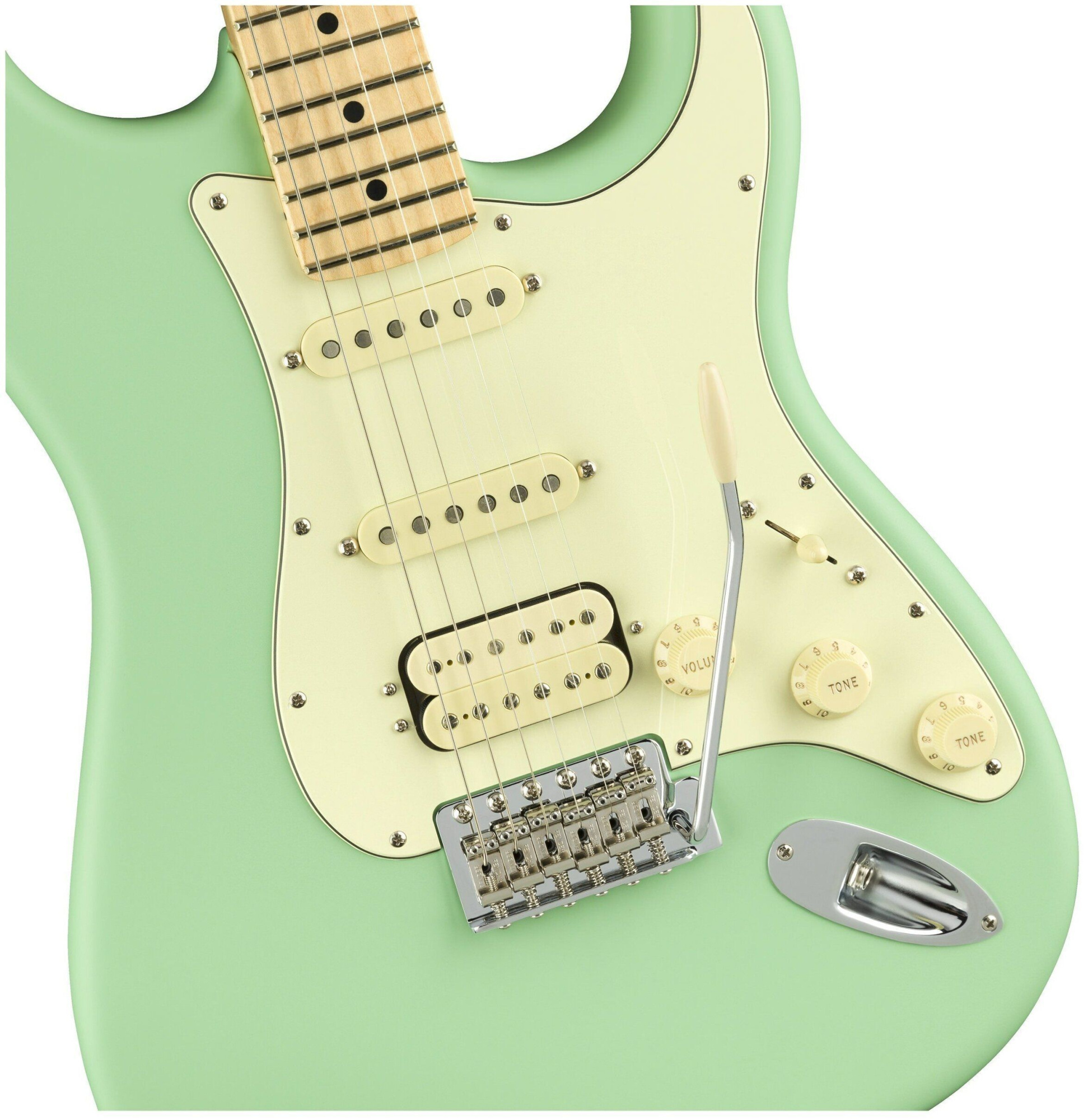 Электрогитара FENDER American Performer Stratocaster HSS Maple Fingerboard Satin Surf Green