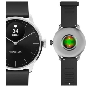 Гибридные смарт-часы Withings ScanWatch Light 37мм, черные HWA11
