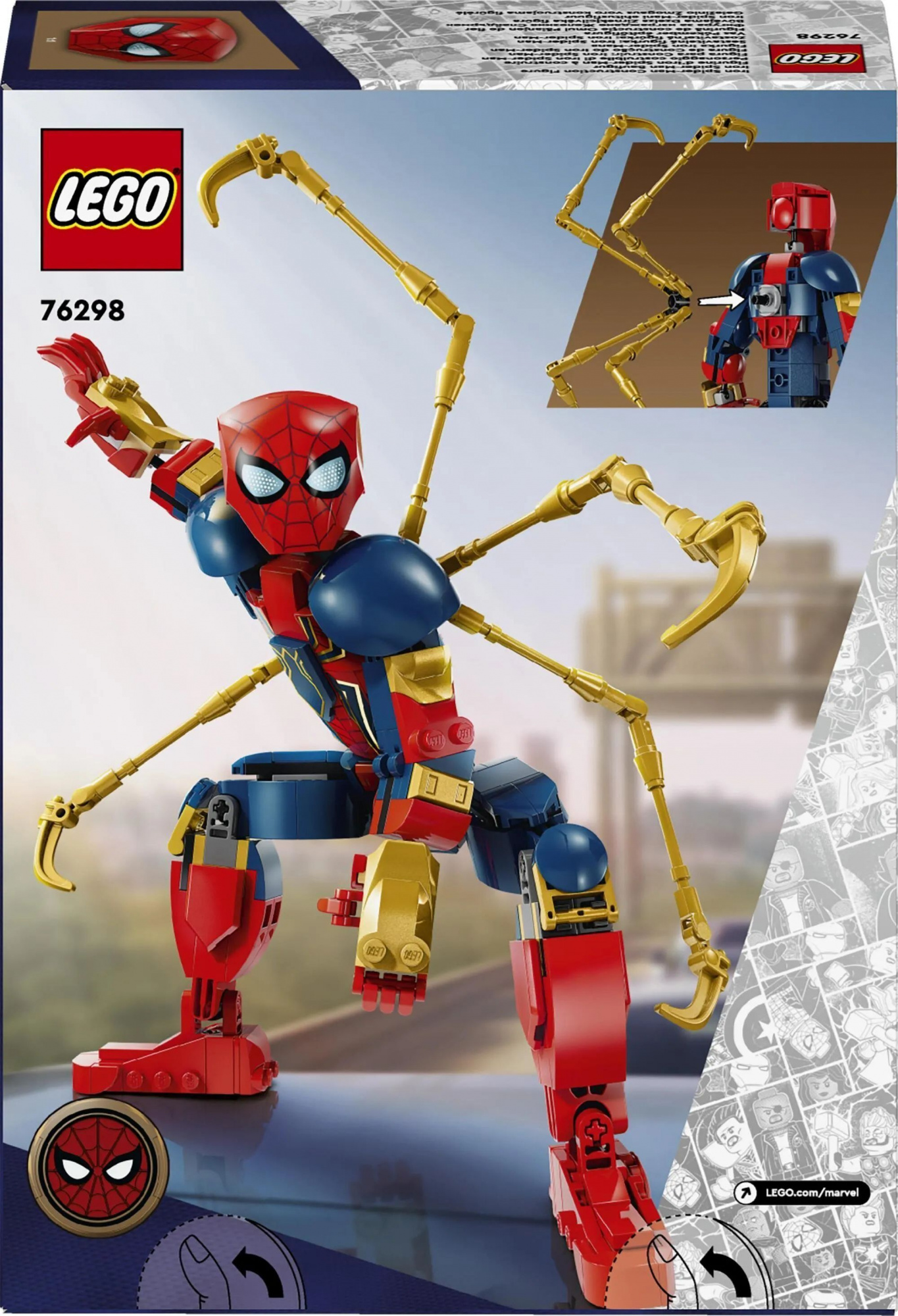 Конструктор LEGO Super Heroes Marvel 76298 Фигурка Железного Человека-Паука