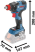 Аккумуляторный ударный гайковерт Bosch GDX 18V-200 C Professional 06019G4204