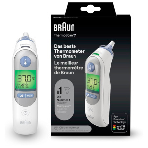 Ушной термометр с подогревом Braun ThermoScan 7 IRT6520