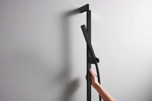 Ручной душ Hansgrohe Pulsify S 100 1Jet EcoSmart Slim, черный матовый 24125670