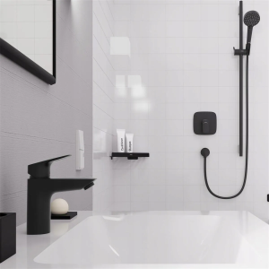 Смеситель Hansgrohe Logis 100 CoolStart 71103670, матовый черный
