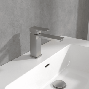 Смеситель для раковины Villeroy & Boch Subway 3.0 AquaSmart матовый никель