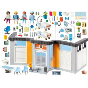 Playmobil City Life 70191 Больничное крыло с мебелью, 297 дет.