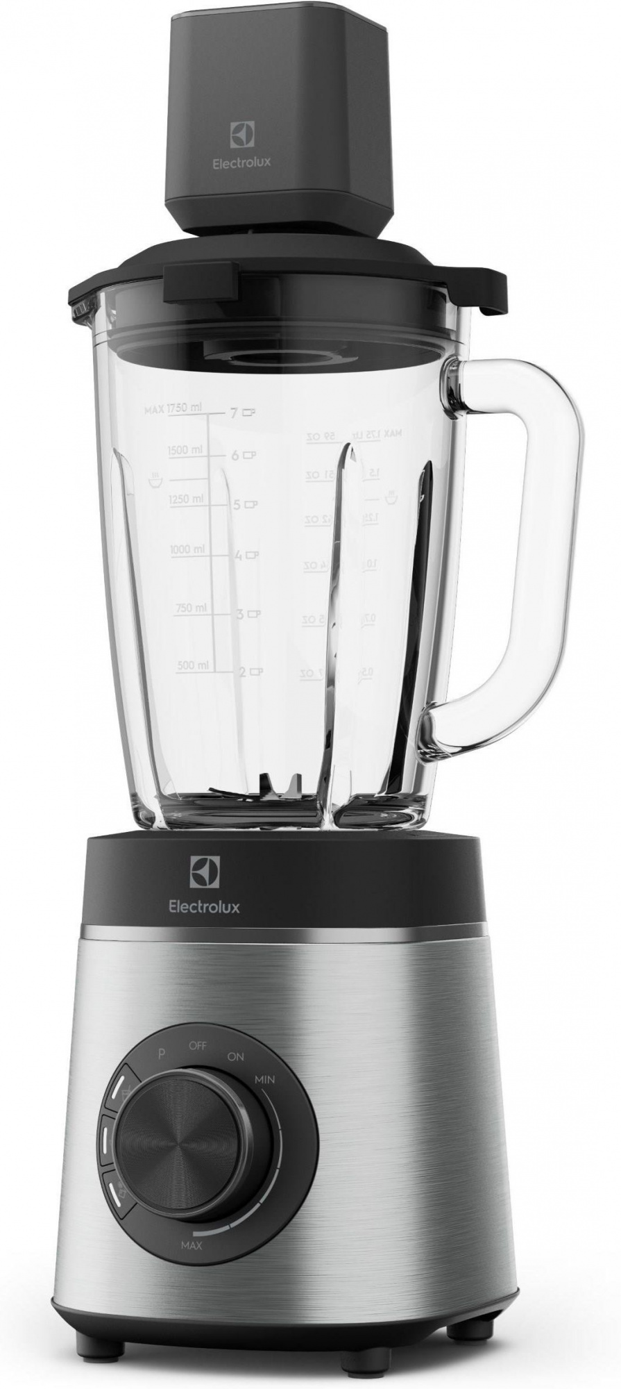 Блендер Electrolux Explore 6 E6VB1-8ST 1400 Вт, 1,75 л, стационарный, нержавеющая сталь, черный/серебристый
