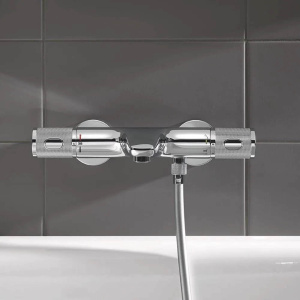 Термостатический смеситель для ванны Grohe Precision Feel 34788000, матовый графит