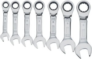 Набор коротких трещоточных ключей 10-, . DeWALT DWMT19261-0