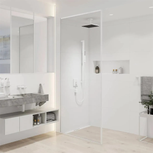 Потолочное подключение Hansgrohe Pulsify E 100 мм, белый матовый 24338700
