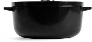 Чугунная кастрюля KitchenAid 5,2 л 26 см черный оникс, с крышкой