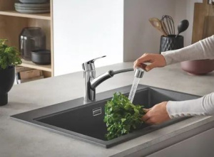 Смеситель для кухни Grohe Eurosmart 30305001, хром
