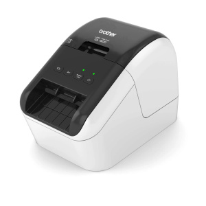 Термопринтер стационарный Brother QL-800, серебристый/черный [ql800r1]