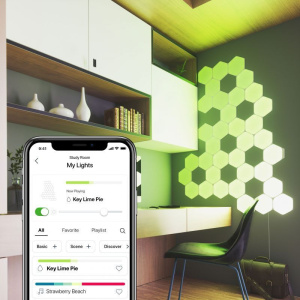Светодиодная панель nanoleaf Shapes Hexagon Starter Kit (15 панелей) (NL42-6002HX-15PK)