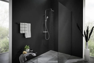 Душевая система Hansgrohe Vernis Shape 230 1jet Green с термостатом хром 26319000