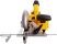 Аккумуляторная дисковая пила DeWALT DCS570H2T, с АКБ и ЗУ