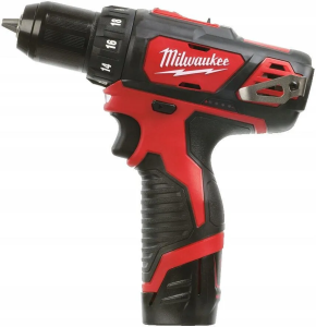 Шуруповёрт Отвертка Milwaukee M12 BDD-201C 4933479439 (с 1 АКБ 2,0 А·ч и ЗУ)