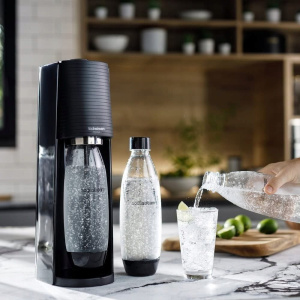 Сифон Sodastream Terra черный + 3 бутылочки