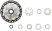 Кассета велосипедная SHIMANO XT, CS-M8100, 12 скоростей, 10-45T, серебристый