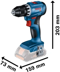 Набор дрель + Угловая шлифовальная машина Bosch GSR 18V-45 + GWS 18V-8 0615A5007N