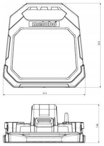 Аккумуляторный прожектор Metabo BSA 18 LED 10000 601506850